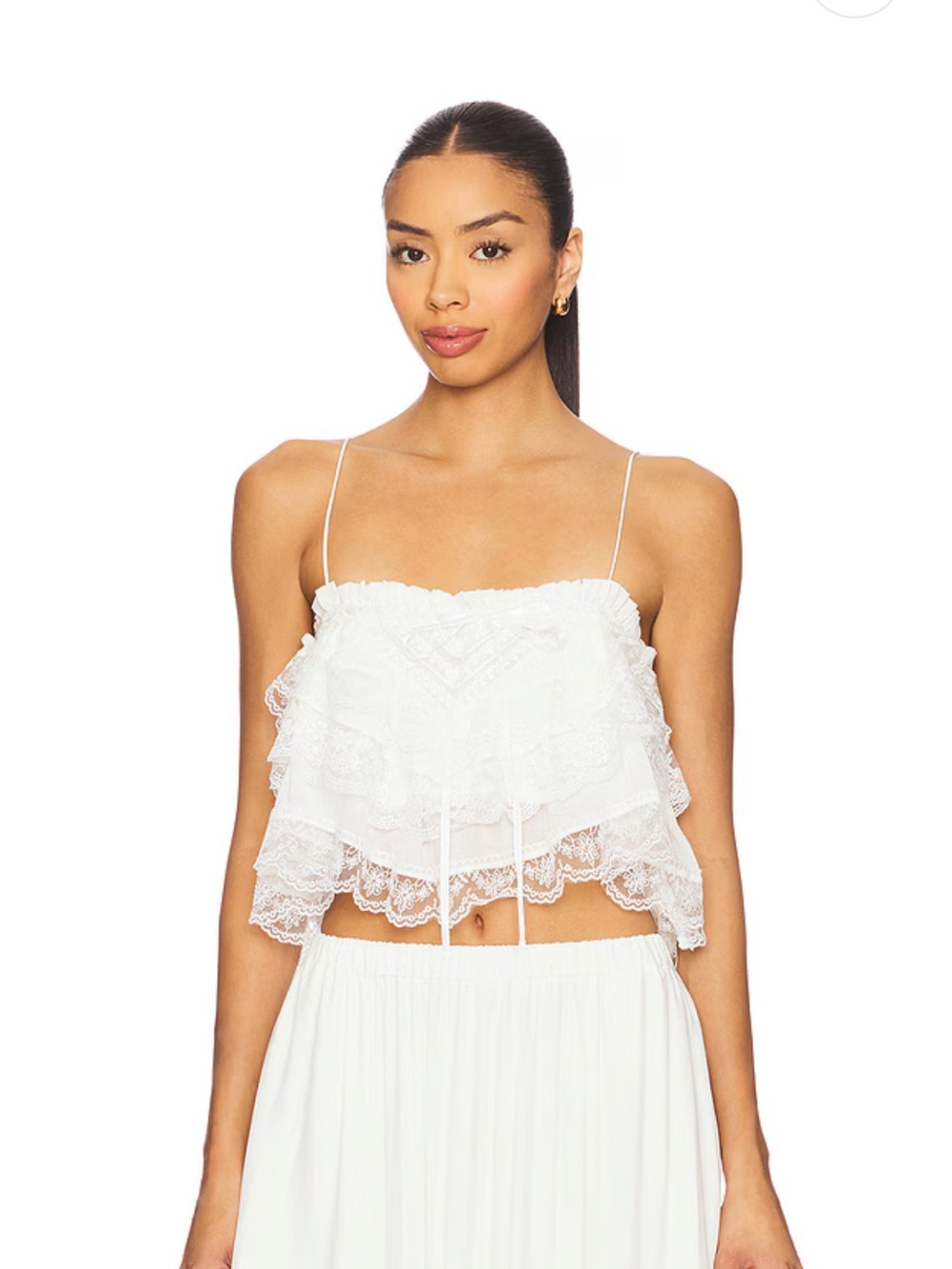 Ronny kobo Carlton top ivory
